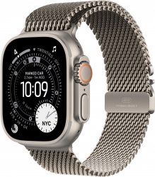 Apple Watch Ultra 3 GPS + Cellular 49mm Natural Titanium Case with Natural Titanium Milanese Loop - S (MEWW4QP/A) Apple Watch Ultra 3 GPS + Cellular 49mm Natural Titanium Case with Natural Titanium Milanese Loop - S (MEWW4QP/A)