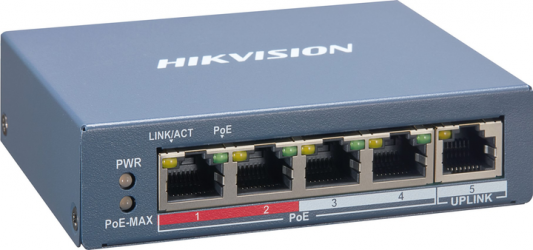 Комутатор Hikvision DS-3E1105P-EI/V2 Комутатор Hikvision DS-3E1105P-EI/V2