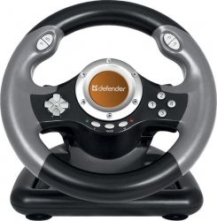 Проводной руль Defender Challenge Mini LE PC (64351) Black Проводной руль Defender Challenge Mini LE PC (64351) Black
