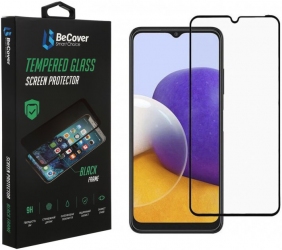Захисне скло BeCover для Samsung Galaxy A22 SM-A225 (706609) Black 