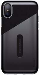 Накладка Baseus Card Pocket Series For iPhone X/Xs (WIAPIPH8-KA01) Black Накладка Baseus Card Pocket Series For iPhone X/Xs (WIAPIPH8-KA01) Black