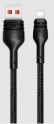 Кабель XO NB55 microUSB 1m 5A Black