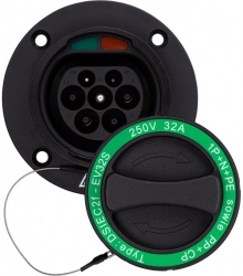 Розетка HiSmart для электромобилей Type 2 Mennekes (Male), 32 A, 3-фазная (EV200252) Розетка HiSmart для электромобилей Type 2 Mennekes (Male), 32 A, 3-фазная (EV200252)