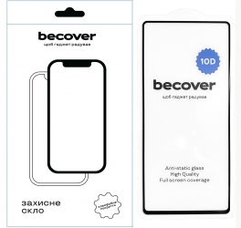 Захисне скло BeCover для Google Pixel 7 10D (711489) Black Захисне скло BeCover для Google Pixel 7 10D (711489) Black