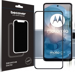 Захисне скло BeCover для Motorola Moto G24/G24 Power (710716) Black