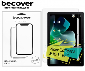 Защитное стекло Becover для Acer ICONIA M10-11 10.1'' (713126)