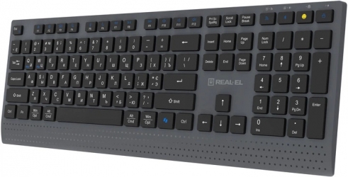 Клавиатура беспроводная Real-El RK-715W Wireless/Bluetooth (EL123100051)