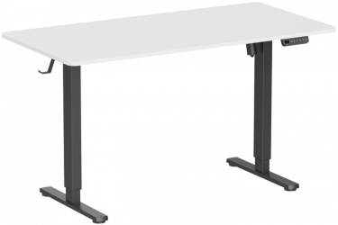 Стіл з електрорегулюванням висоти OfficePro ODE1470WB White/Black 