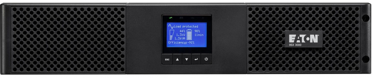 ИБП Eaton 9SX, 2000VA/1800W, RM 2U, LCD, USB, RS232, 8xC13 (9SX2000IR) ИБП Eaton 9SX, 2000VA/1800W, RM 2U, LCD, USB, RS232, 8xC13 (9SX2000IR)