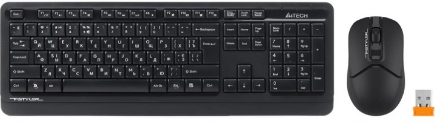 Комплект беспроводной A4Tech FG1012 Black
