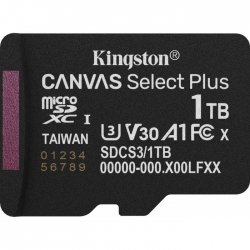 Карта пам'яті Kingston Canvas Select Plus microSDXC 1TB UHS-I U3 V30 (SDCS3/1TBSP)