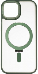 Чехол Gelius Bumper Case (MagSafe Stand) для iPhone 15 Green