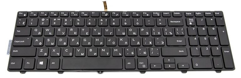 Клавиатура для ноутбука PowerPlant Dell Inspiron 3541, 5542 подсветка клавиш (KB311712) Black Клавиатура для ноутбука PowerPlant Dell Inspiron 3541, 5542 подсветка клавиш (KB311712) Black