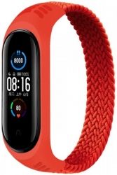 Ремінець BeCover Elastic Nylon Style для Xiaomi Mi Smart Band 5/Mi Smart Band 6 (Size L) (706166) Red