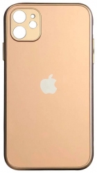 Накладка Matt case + electroplating iPhone 11 Pro Gold (тех.пак.)