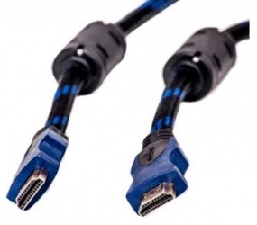 Кабель PowerPlant HDMI - HDMI 20 м, позолоченные коннекторы, v1.4, Nylon Double ferrites (KD00AS1207)