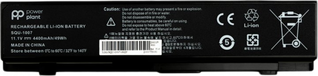 Акумулятор PowerPlant для LG Aurora ONOTE S430 (SQU-1017) (11.1V/4400mAh/6Cells) (NB400058)