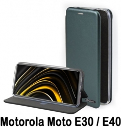 Чохол-книжка BeCover Exclusive для Motorola Moto E30 / E40 (707907) Dark Green Чохол-книжка BeCover Exclusive для Motorola Moto E30 / E40 (707907) Dark Green