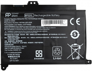 Аккумулятор PowerPlant для ноутбуков HP Pavilion Notebook PC 15 (BP02XL) (7.7V/4400mAh/2Cells) (NB461349)