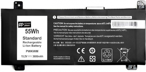 Акумулятор PowerPlant для ноутбуків DELL Inspiron 14-7466 (PWKWM) 15.2V 3600mAh (NB441570)
