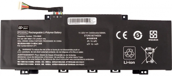 Аккумулятор PowerPlant для HP Pavilion X360 14 Series (PC03XL) 11.55V 3400mAh (NB462346)