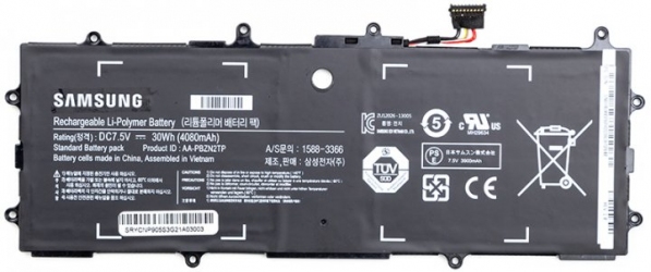 Акумулятор для ноутбуків Samsung Chromebook 303C (AA-PBZN2TP) 7.5 V 4080 mAh (original) (NB490097)
