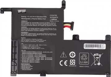 Аккумулятор PowerPlant для Asus Zenbook Flip UX561 (C31N1703) 11.4V 4150mAh (NB432349)