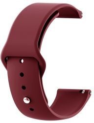 Ремінець BeCover для Xiaomi iMi KW66 / Mi Watch Color / Haylou LS01 / Haylou LS02 (706349) Dark-Red