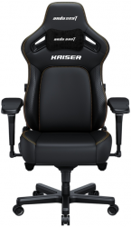 Крісло геймерське Anda Seat Kaiser 4 Size L (AD12YDDC-L-20-B-PV/C) Black Premium PVC