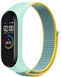 Ремінець TPU Nylon Xiaomi Mi Band 5 Chamomile blue