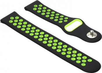 Ремешок BeCover Vents Style для Honor MagicWatch 2 / Huawei Watch 3 Pro Classic (707071) Black-Green