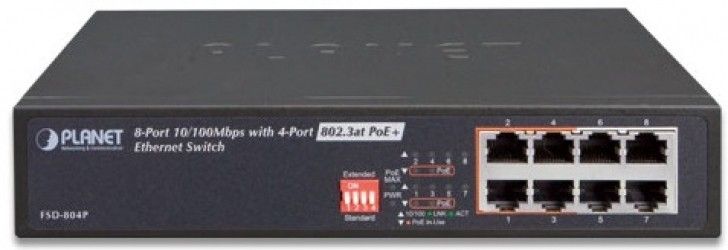 Коммутатор Planet FSD-804P Коммутатор Planet FSD-804P