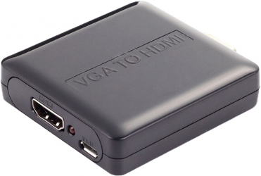 Конверт PowerPlant HDCVGA02-M HDMI - VGA + R/L (CA911493) Конверт PowerPlant HDCVGA02-M HDMI - VGA + R/L (CA911493)