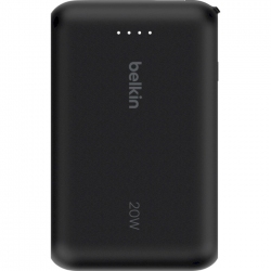 УМБ Belkin BoostCharge 10000 mAh 20W Built-In USB-C Cable PD (BPB021HQBK) Black