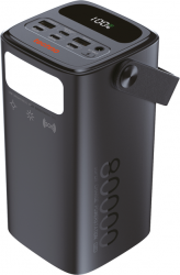 УМБ Techno PowerBank-80 80000 mAh 65W 2xUSB-C 2xUSB-A (powerbank-80) Black  УМБ Techno PowerBank-80 80000 mAh 65W 2xUSB-C 2xUSB-A (powerbank-80) Black