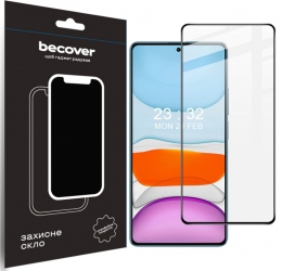 Защитное стекло BeCover для Xiaomi Redmi Note 13 (710363) Black