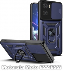 Панель BeCover Military для Motorola Moto E22/E22i (709978) Blue