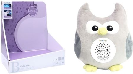 Мягкая музыкальная игрушка с проектором Funmuch Совушка (FM666-26)  Мягкая музыкальная игрушка с проектором Funmuch Совушка (FM666-26)