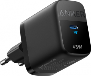 Мережевий зарядний пристрій Anker PowerPort 313 - 45W PD + PPS USB-C (A2643G11) Black  Мережевий зарядний пристрій Anker PowerPort 313 - 45W PD + PPS USB-C (A2643G11) Black