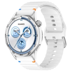 Ремінець BeCover Ribbed Tape для Samsung Galaxy Watch (46mm) / Watch 3 (45mm) / Gear S3 Classic / Gear S3 Frontier (714280) White