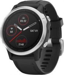 Часы Garmin Fenix 6S Silver with Black Band (010-02159-01)