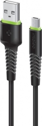 Кабель Intaleo CBFLEXM1 Micro USB 1.2 м (1283126487453) Black Кабель Intaleo CBFLEXM1 Micro USB 1.2 м (1283126487453) Black