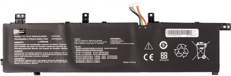 Аккумулятор PowerPlant для Asus VivoBook S14 (C31N1843) 11.1V 3200mAh (NB432035)