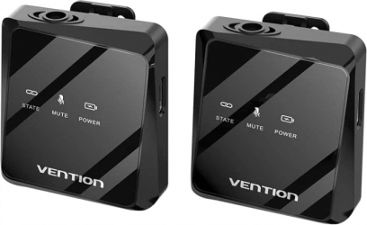 Микрофон Vention USB-C 2-Pack Wireless Lavalier (NCBB0) Black 