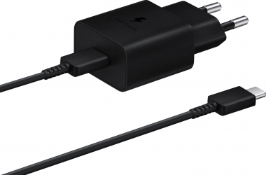 Мережевий зарядний пристрій Samsung 15W Power Adapter Type-C Cable (EP-T1510XBEGRU) Black  Мережевий зарядний пристрій Samsung 15W Power Adapter Type-C Cable (EP-T1510XBEGRU) Black