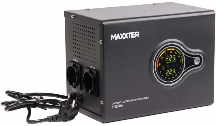 ДБЖ Maxxter MX-HI-PSW1000-01 1000VA ДБЖ Maxxter MX-HI-PSW1000-01 1000VA