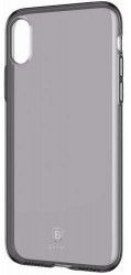 Накладка Baseus Simple Series iPhone X Transparent Black (B01) Накладка Baseus Simple Series iPhone X Transparent Black (B01)