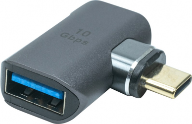 Адаптер PowerPlant USB Type-C - USB 3.1 Type-A, 10Gbps (CA914319) Black  Адаптер PowerPlant USB Type-C - USB 3.1 Type-A, 10Gbps (CA914319) Black