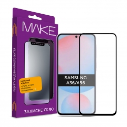 Защитное стекло Make Full Cover для Samsung A36/A56 (MGF-SA36/SA56) Защитное стекло Make Full Cover для Samsung A36/A56 (MGF-SA36/SA56)