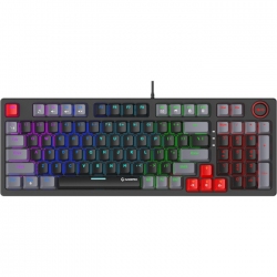 Клавиатура проводная GamePro MK120 Blue Switch Black